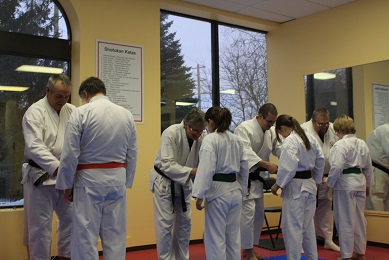 picture of kids training